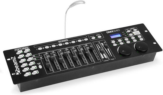 BeamZPro DMX-240 DMX Controller Κονσόλα Φωτισμού με 192 Κανάλια Ελέγχου / 1 Είσοδο XLR με Τοποθέτηση Rack