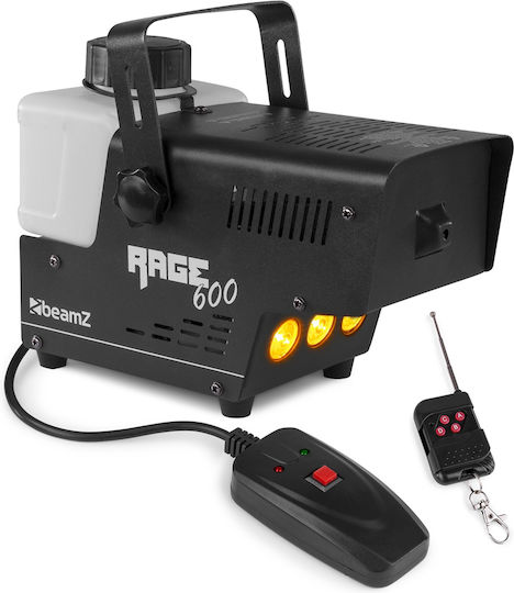 BeamZPro Rage 600LED Fog Machine 600W LED Wireless / Wired Remote