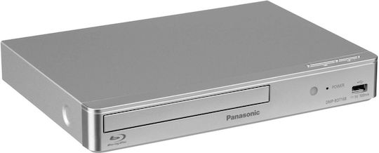 Panasonic Blu-Ray Player DMP-BDT168 με USB Media Player Ασημί