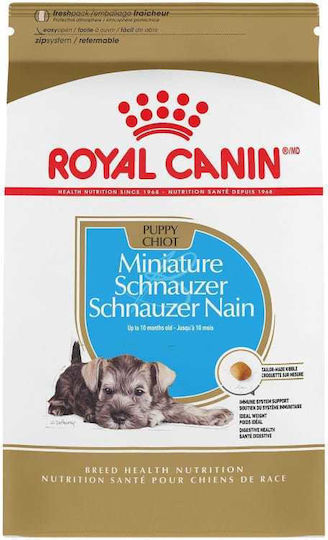 Royal Canin Puppy Miniature Schnauzer 1.5kg Ξηρά Τροφή για Κουτάβια Μικρόσωμων Φυλών με Πουλερικά