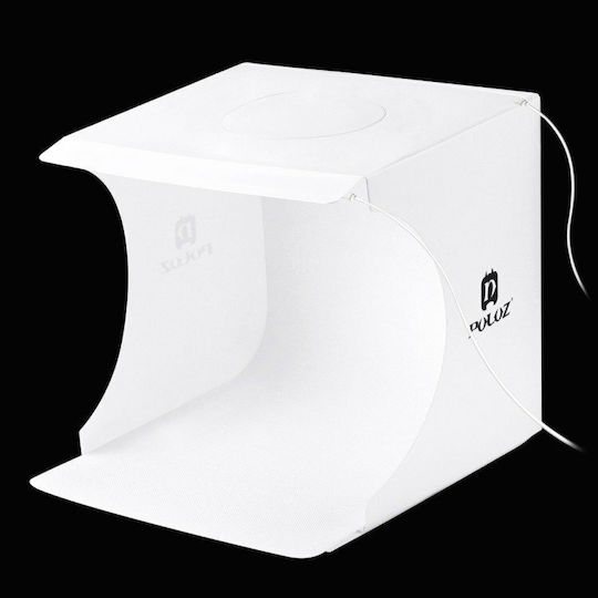 Puluz Photo Box Lighted with Multiple Backrounds 2 LED Panels 1100LM 22x23x24cm