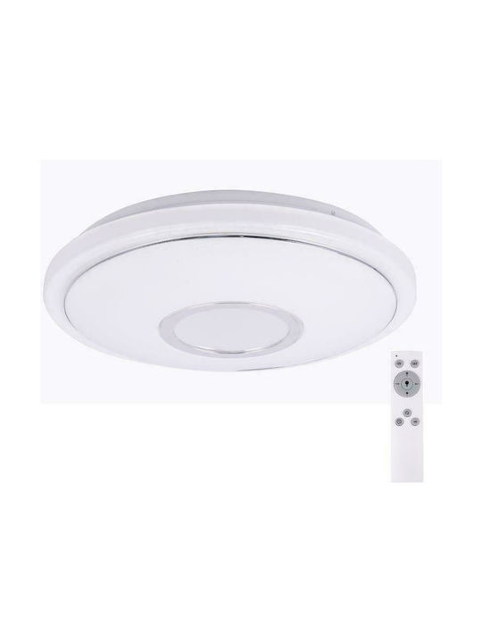 Globo Lighting Connor Таванно осветление 40бр Бяла с Вграден LED и Дистанционно Управление