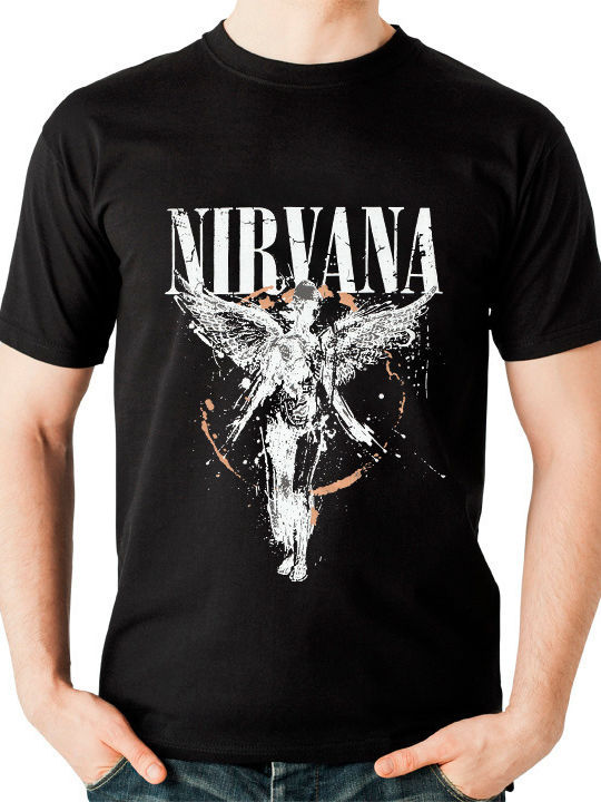 Null Nirvana T-shirt σε Μαύρο χρώμα