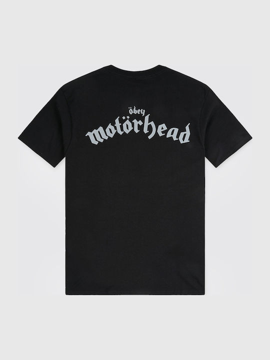 Obey Obey Lemmy T-shirt Schwarz Baumwolle 165263045S-BLK