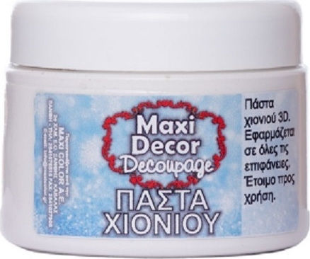 Maxi Decor Schnee-Paste Decoupage 100ml