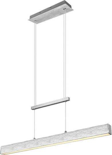 Trio Lighting Paros LED Γραμμικό Φωτιστικό Οροφής 21W Θερμό Λευκό IP20 με Ρυθμιζόμενη Ένταση Μ90xΒ11xΥ90εκ.