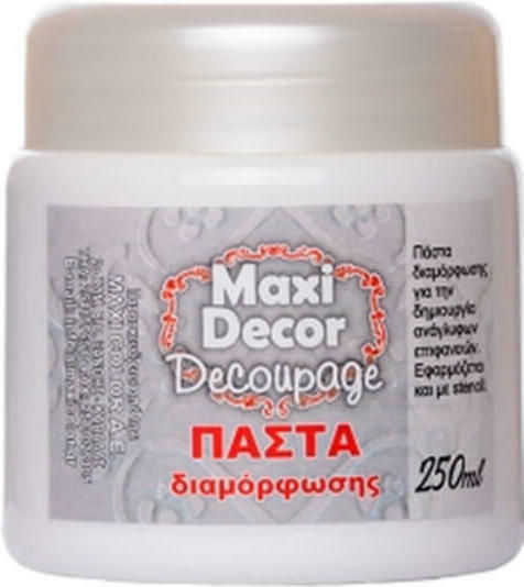 Maxi Decor Modeling Paste Paste Decoupage White 250ml