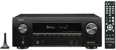 Denon AVR-X1600H Ραδιοενισχυτής Home Cinema 4K 7.2 Καναλιών 80W/8Ω 120W/6Ω με HDR και Dolby Atmos Μαύρος