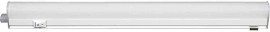 VK Lighting Φωτιστικό Πάγκου Κουζίνας LED 18W Θερμό Λευκό με Διακόπτη Μ120xΒ3xΥ3εκ.