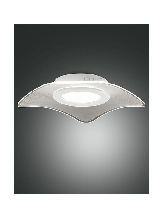 La Mia Luce Ibiza Ceiling Mount Light 50cm White with Integrated LED