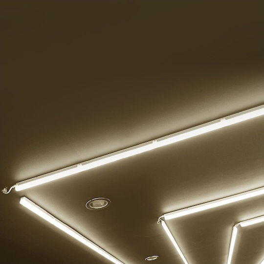 V-TAC Φωτιστικό Πάγκου Κουζίνας LED 16W Θερμό Λευκό με Διακόπτη Μ120xΒ2.3xΥ3εκ.