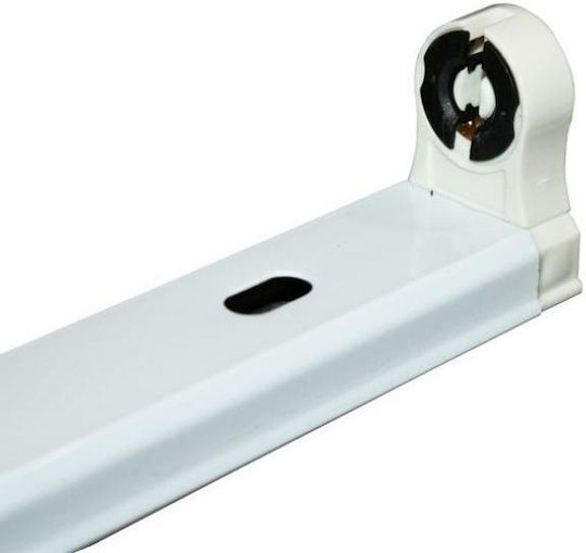 Universe Lichtleiste mit 2 Plätzen für LED-Lampen T8 120cm