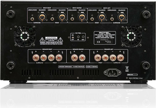 Rotel RMB-1585 Τελικός Ενισχυτής Hi-Fi Stereo 200W/8Ω Μαύρος