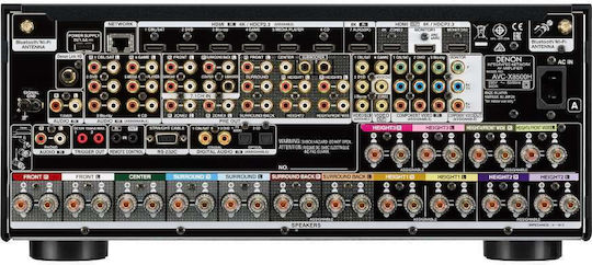 Denon AVC-X8500HA Ραδιοενισχυτής Home Cinema 4K/8K 13.2 Καναλιών 150W/8Ω με HDR και Dolby Atmos Ασημί