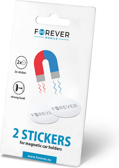 Forever Stickers for MH-120 Holders Suport Auto pentru Telefon cu magnet Argint