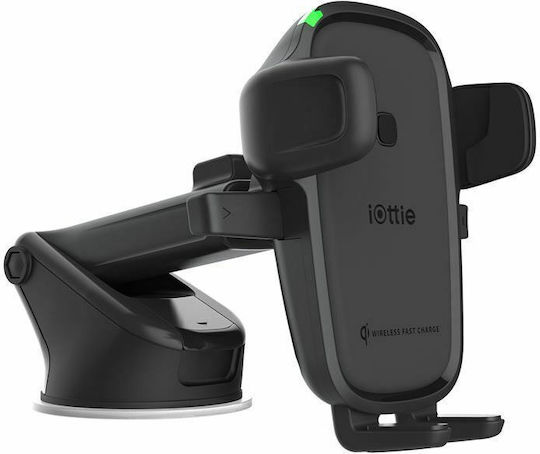 iOttie Βάση Κινητού Αυτοκινήτου 3" - 6.3" με Μαγνήτη και Ασύρματη Φόρτιση Μαύρη