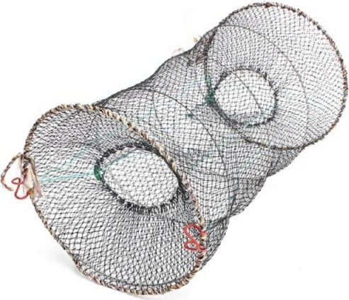 Foldable Mesh Bait Trap Diameter 40cm L80cm