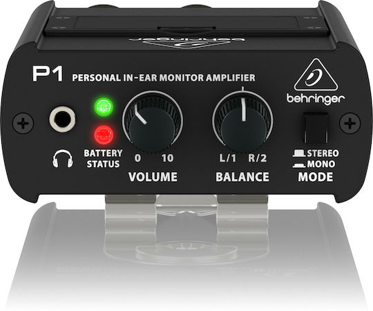 Behringer P1 Tragbar Analog Kopfhörerverstärker Einkanalig mit Jack 3.5mm