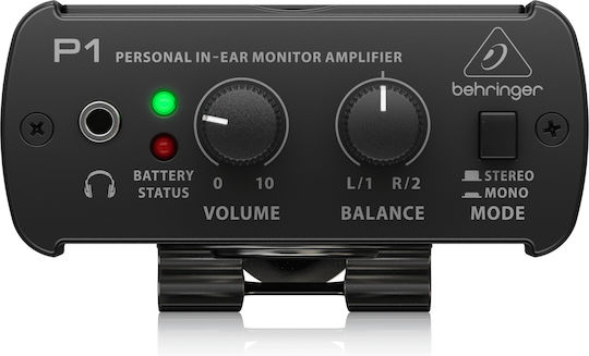 Behringer P1 Tragbar Analog Kopfhörerverstärker Einkanalig mit Jack 3.5mm