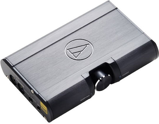 Audio Technica AT-PHA100 120111001 Tragbar Digital Kopfhörerverstärker 2 Kanäle mit DAC, USB und Jack 3.5mm