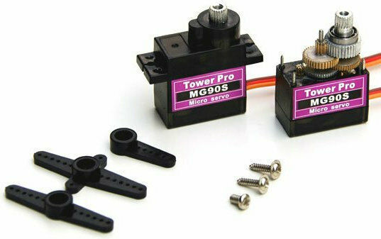 Haitronic Servos MG90S Micro Metal Gear 9g Servo for Arduino / RC (360 Degrees)