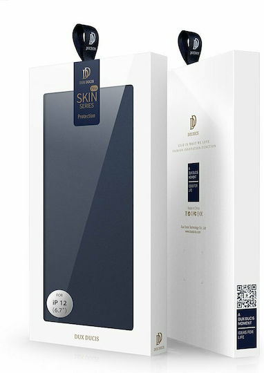 Dux Ducis Skin Pro Book Δερματίνης Μαγνητικό Navy Μπλε (iPhone 12 Pro Max)