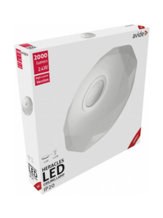 Avide ACLO38WW-24W-HER Plafonieră 39.5buc LED