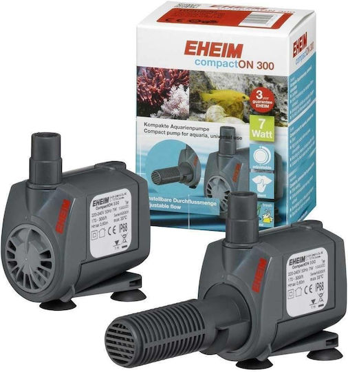 Eheim Compact On 300 Aquarium Circulation Pump 7W With Cable 0.60m 300 L/H