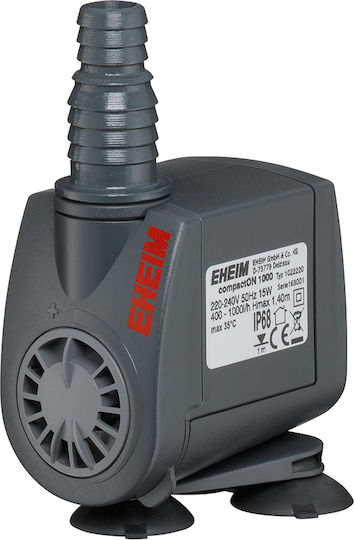 Eheim Compact On 1000 Aquarium Circulation Pump 15W With 1.40m Cable 1000 L/H