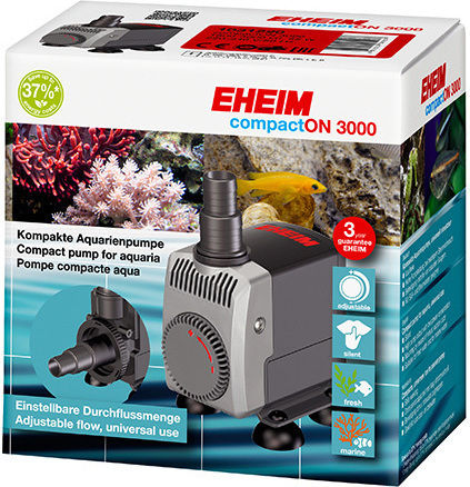 Eheim Compact On 3000 Aquarien Umwälzpumpe 55W mit Kabel 2.70m 1800-3000 l/h