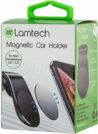 Lamtech Βάση Κινητού Αυτοκινήτου Magnetic Car Holder Clip με Μαγνήτη