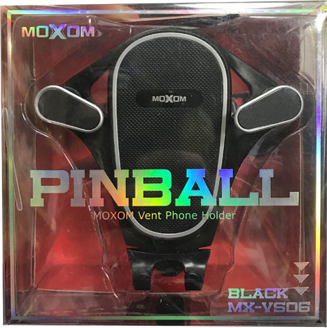 Moxom Car Mobile Mount 3.5" - 5.5" with Adjustable Hooks Black