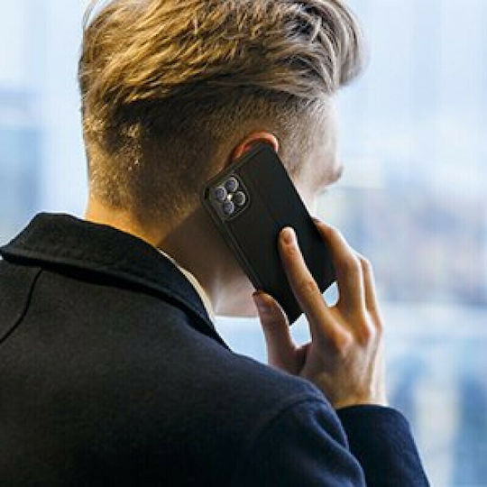 Dux Ducis Skin X Книга Изкуствена кожа Черен (iPhone 12 Pro Max)