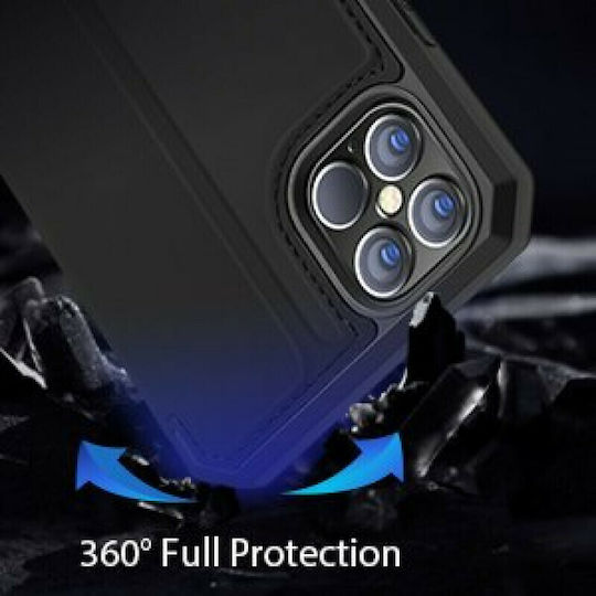 Dux Ducis Skin X Книга Изкуствена кожа Черен (iPhone 12 Pro Max)