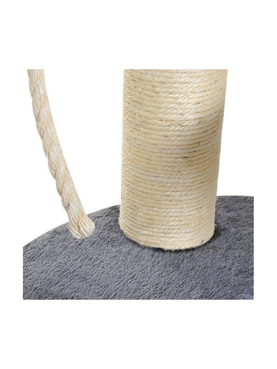 Pawhut Scratching Post Cat Trees Gray 3 levels 40x65x65cm