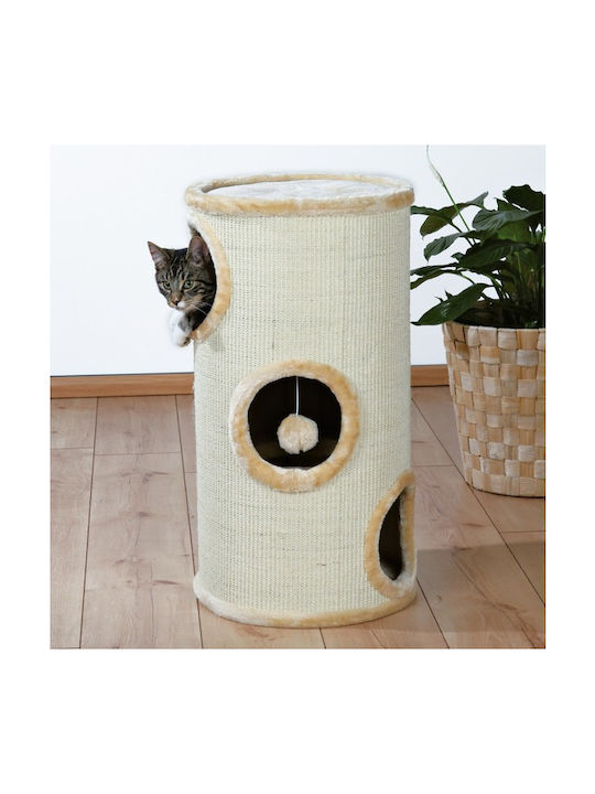Trixie Kratzbaum Katzenbäume Beige 3 Ebenen 36x36x70cm