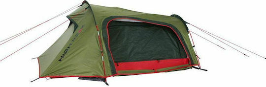 High Peak Sparow LW 2 Camping Tent Tunnel Khaki with Double Cloth 4 Seasons for 2 People Waterproof 3000mm 260x200x90cm