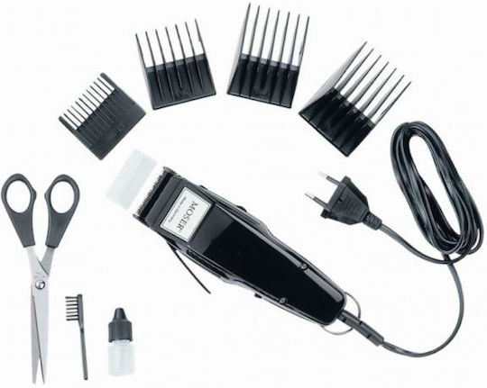 Moser AnimalLine Επαγγελματική Κουρευτική Μηχανή Σκύλων Ρεύματος από Ανοξείδωτο Ατσάλι 6000rpm Μαύρο
