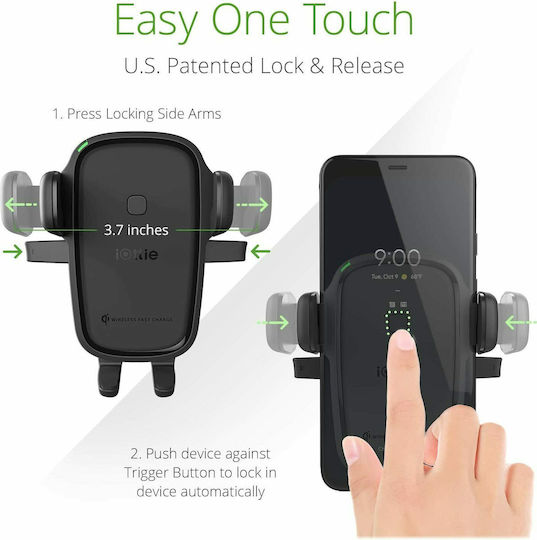 iOttie Car Mobile Mount with Magnet and Wireless Charging Black