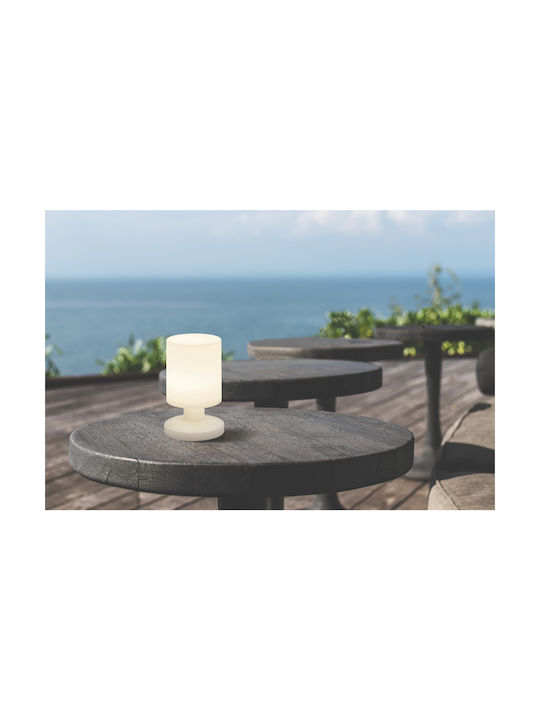 Trio Lighting Lora Επιτραπέζιo Φωτιστικό LED Εξωτερικού Χώρου 1.5W με Θερμό Λευκό Φως IP44 Λευκό