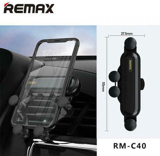 Remax Βάση Κινητού Αυτοκινήτου RM-C40 με Ρυθμιζόμενα Άγκιστρα