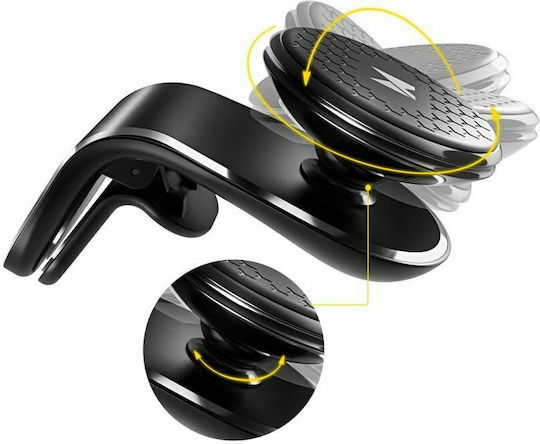 Wozinsky WMH-03 Suport Auto pentru Telefon cu magnet Neagră