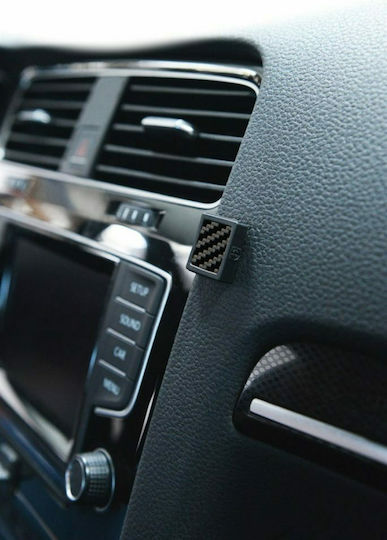 Tetrax Cam Telfonou Carbon Gerätehalterung für Handy Auto mit Magnet Schwarz