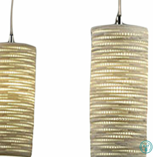 Fabas Luce Marbella Pendant Light White with Socket E27
