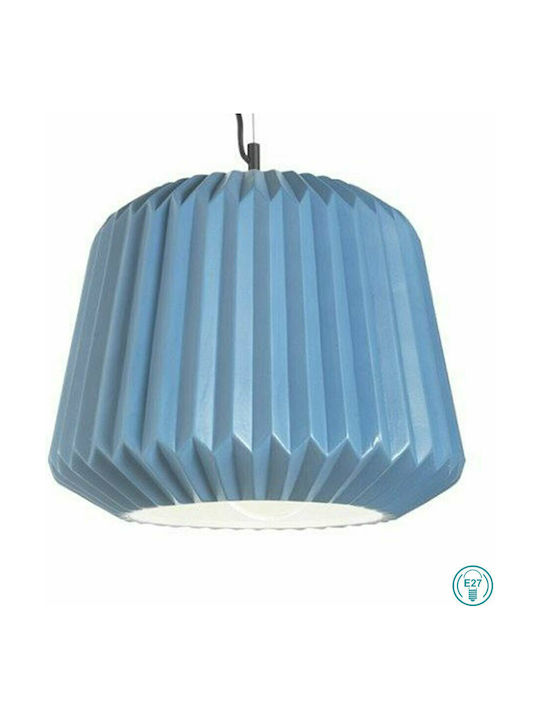 Ondaluce Plumcake Pendant Light Suspension for Socket E27 Blue