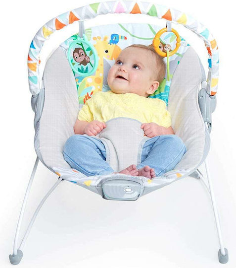 Bright Starts Elektrisch Baby Relax Safari Fun mit Vibration Mehrfarbig für Kind bis 9kg