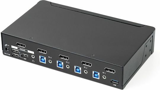 StarTech 4-Port DisplayPort KVM Switch - USB 3.0 - 4K 30Hz