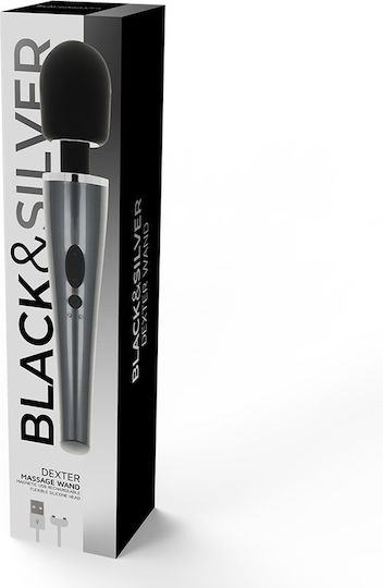 DEXTER MASSAGE WAND Vibrator Massage Dexter Massage Wand 30.6cm Silver