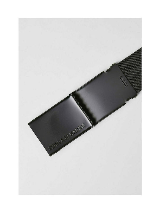 Urban Classics Men's Fabric Webbing Belt Belt Black