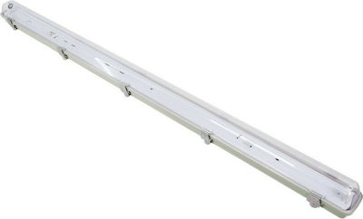 GloboStar Single-Ended Outdoor Lighting Batten T8 with 1 Slot for LED Lamp 120cm